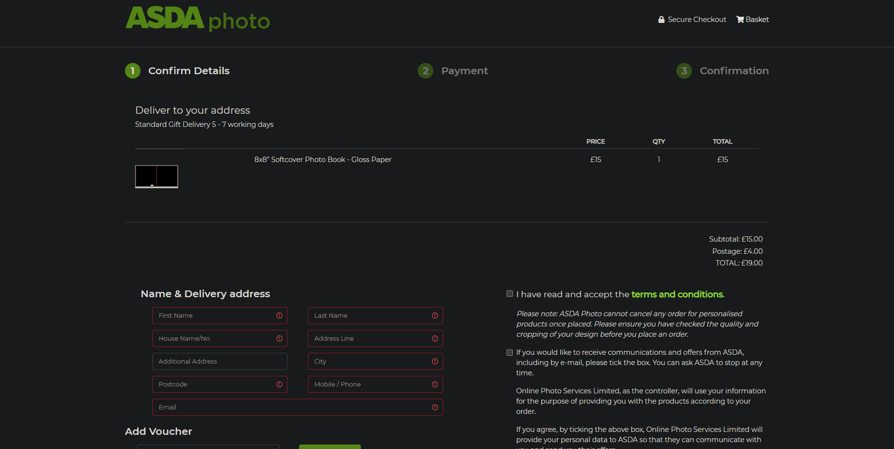 How to apply ASDA photo coupon code